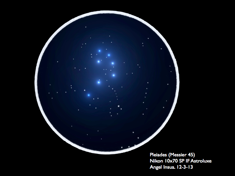 The Pleiades constellation - stargazing near Pune